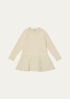 MonclerGirl's Sweatshirt Combo Fit & Flare Dress, Size 8-10