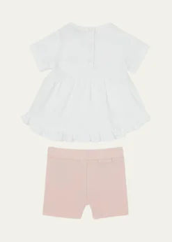 MonclerGirl's T-Shirt and Short Legging 2-Piece Set, Size 6M-3