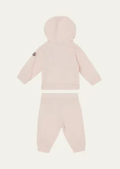 MonclerGirl's Two-Piece Logo-Embroidered Set, Size 3M-3