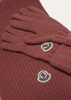 MonclerGirl's Virgin Wool Scarf & Gloves Set
