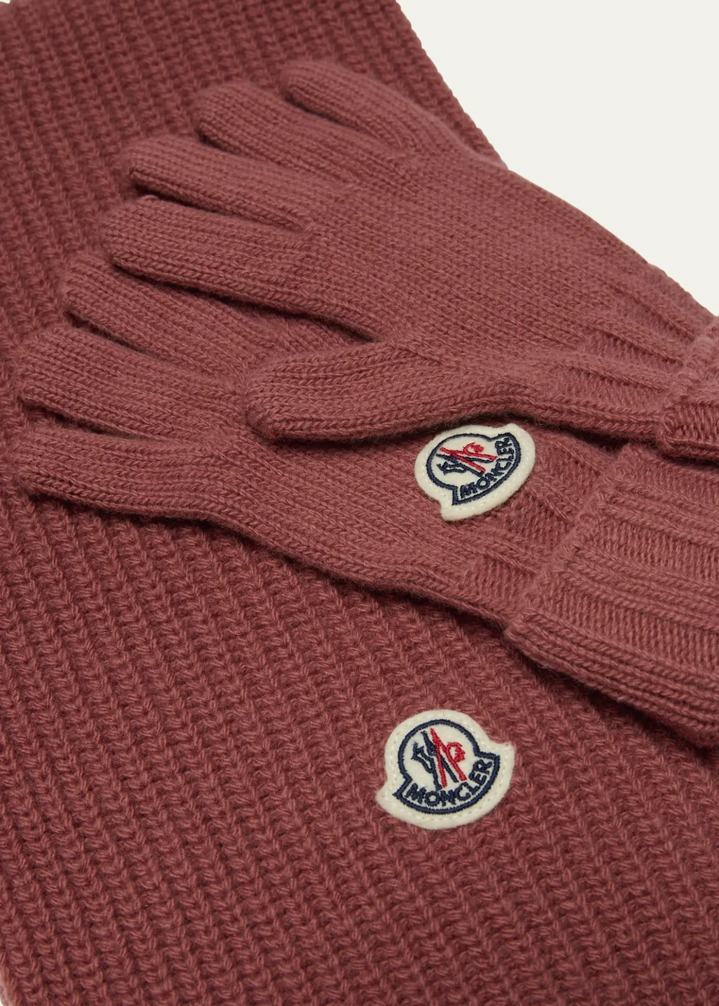 MonclerGirl's Virgin Wool Scarf & Gloves Set