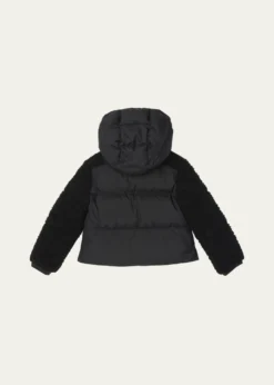 MonclerGirl's Zambaga Sparkly Hooded Down Jacket, Size 12-14