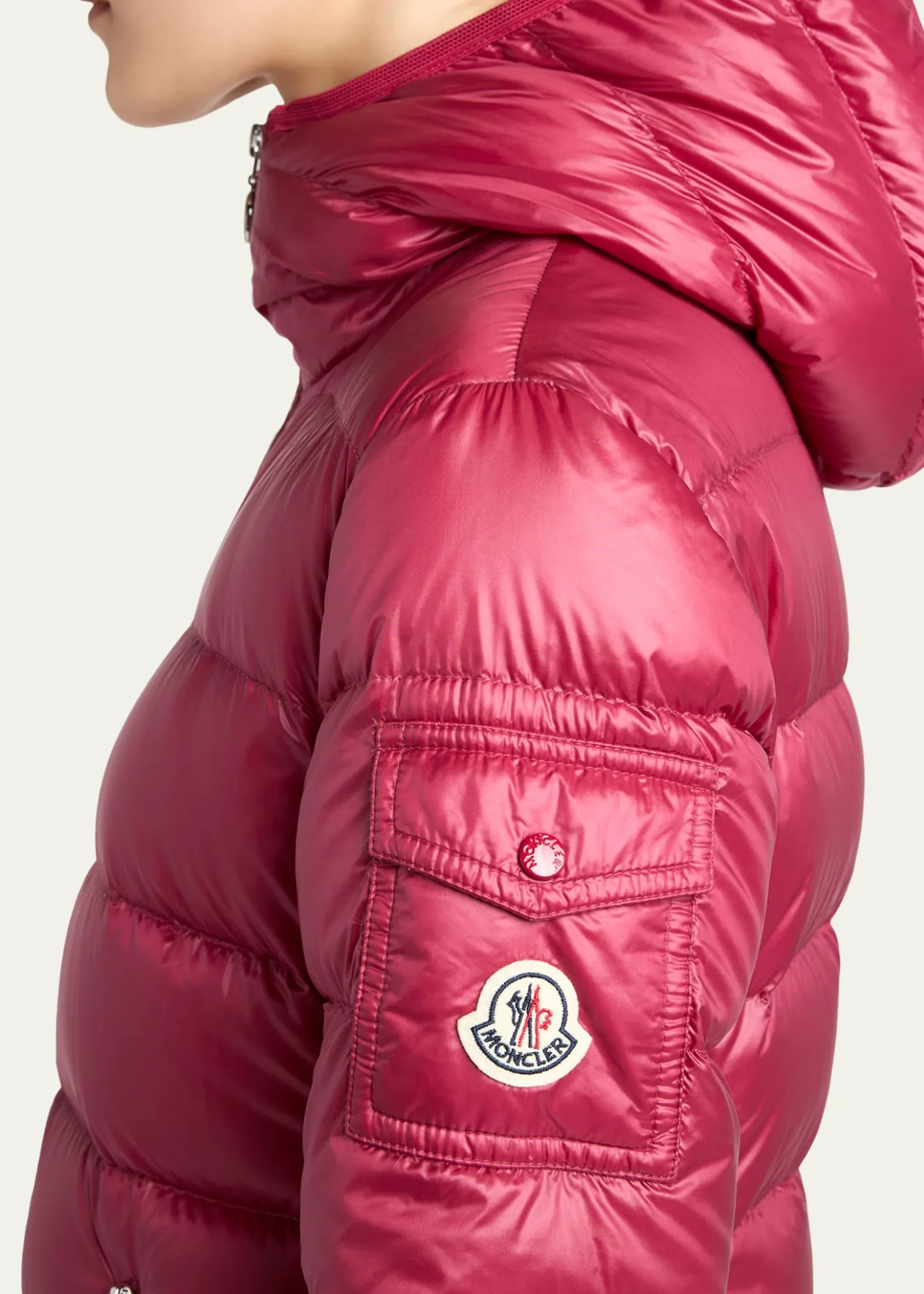 MonclerGlesse Slim Hooded Down Jacket