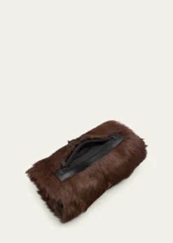 MonclerGoat Shearling Handwarmer with Strap
