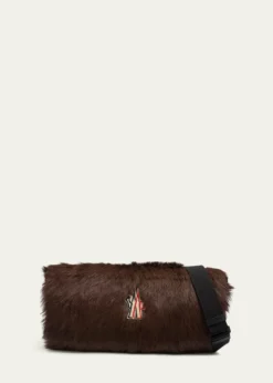 MonclerGoat Shearling Handwarmer with Strap