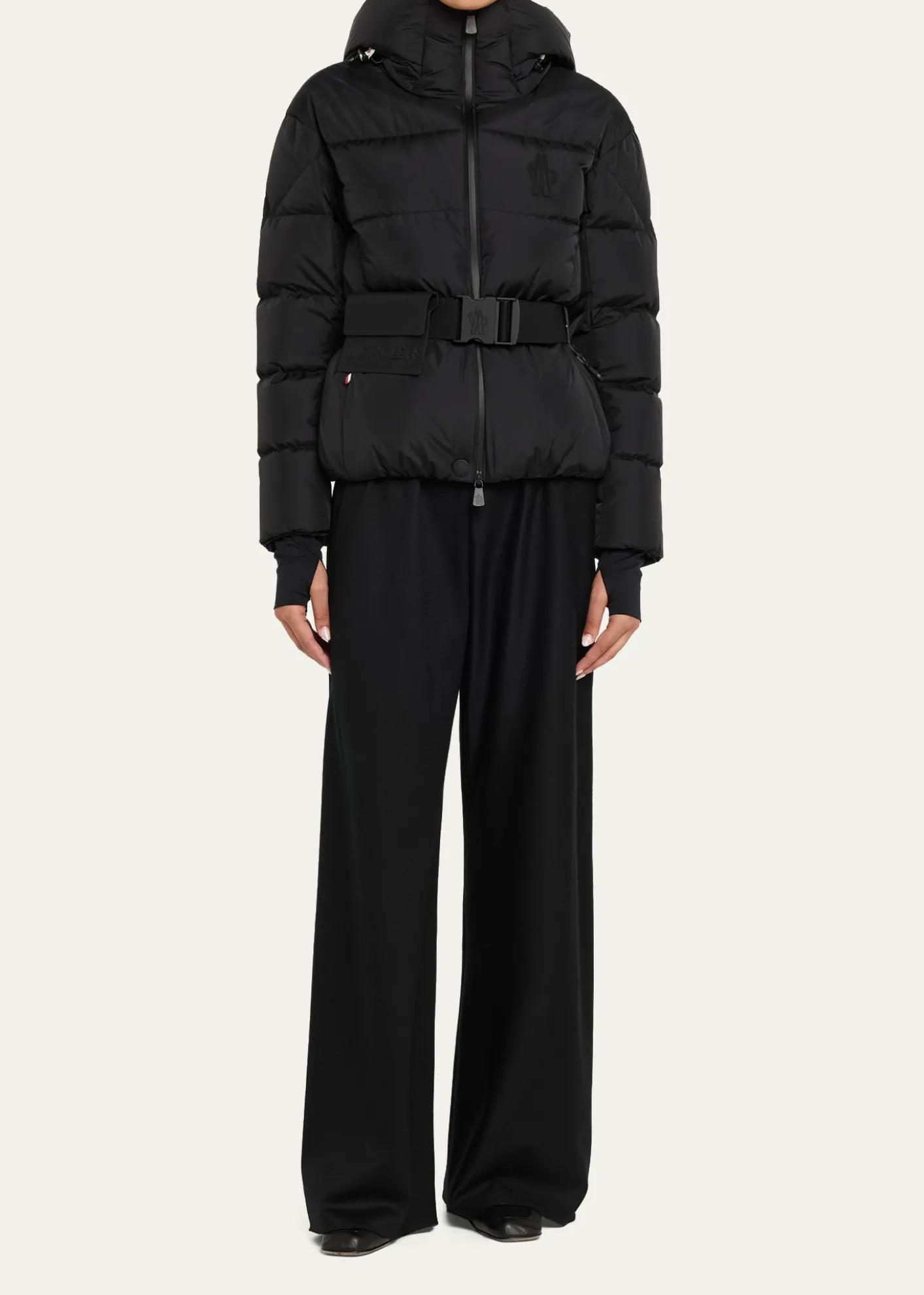 Moncler GrenobleBouquetin Hooded Down Ski Jacket
