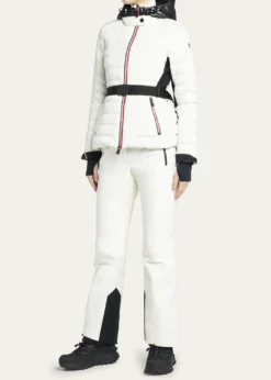 Moncler GrenobleBruche Contrast Belted Puffer Jacket
