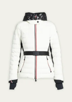 Moncler GrenobleBruche Contrast Belted Puffer Jacket