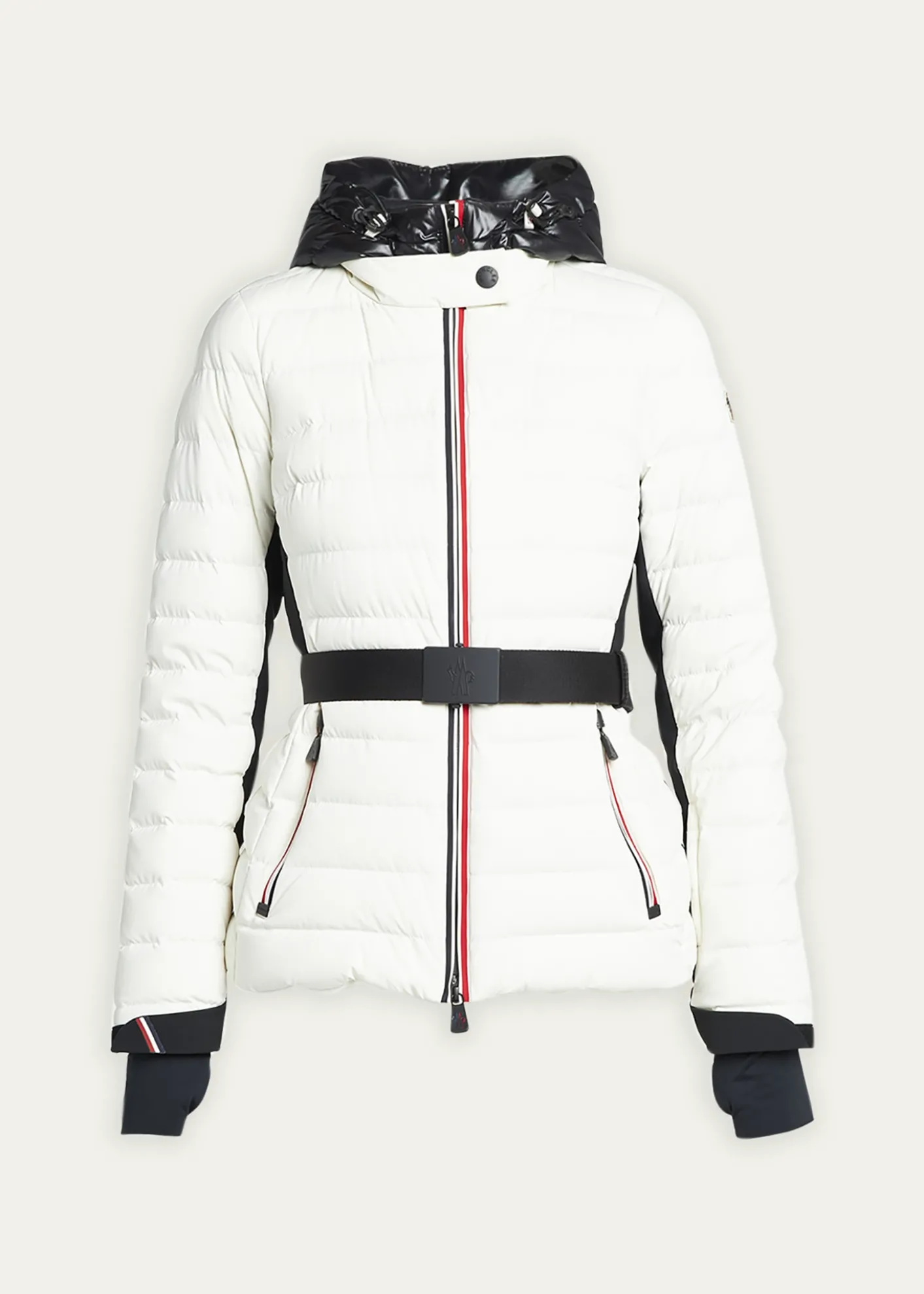 Moncler GrenobleBruche Contrast Belted Puffer Jacket