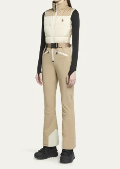 Moncler GrenobleColor-Block Down Ski Suit