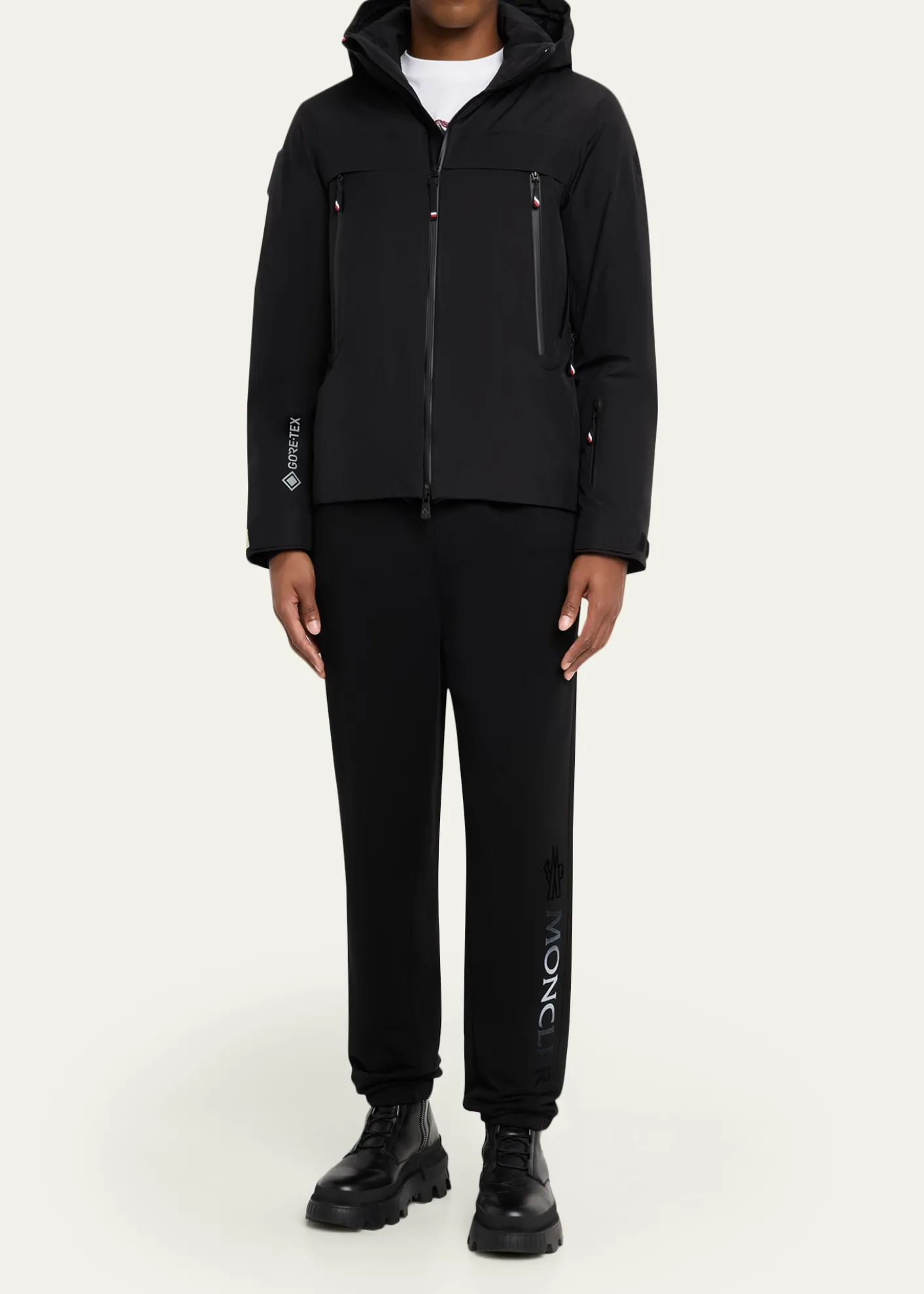 Moncler GrenobleMen's Grenoble Black Balmhorn Down Jacket