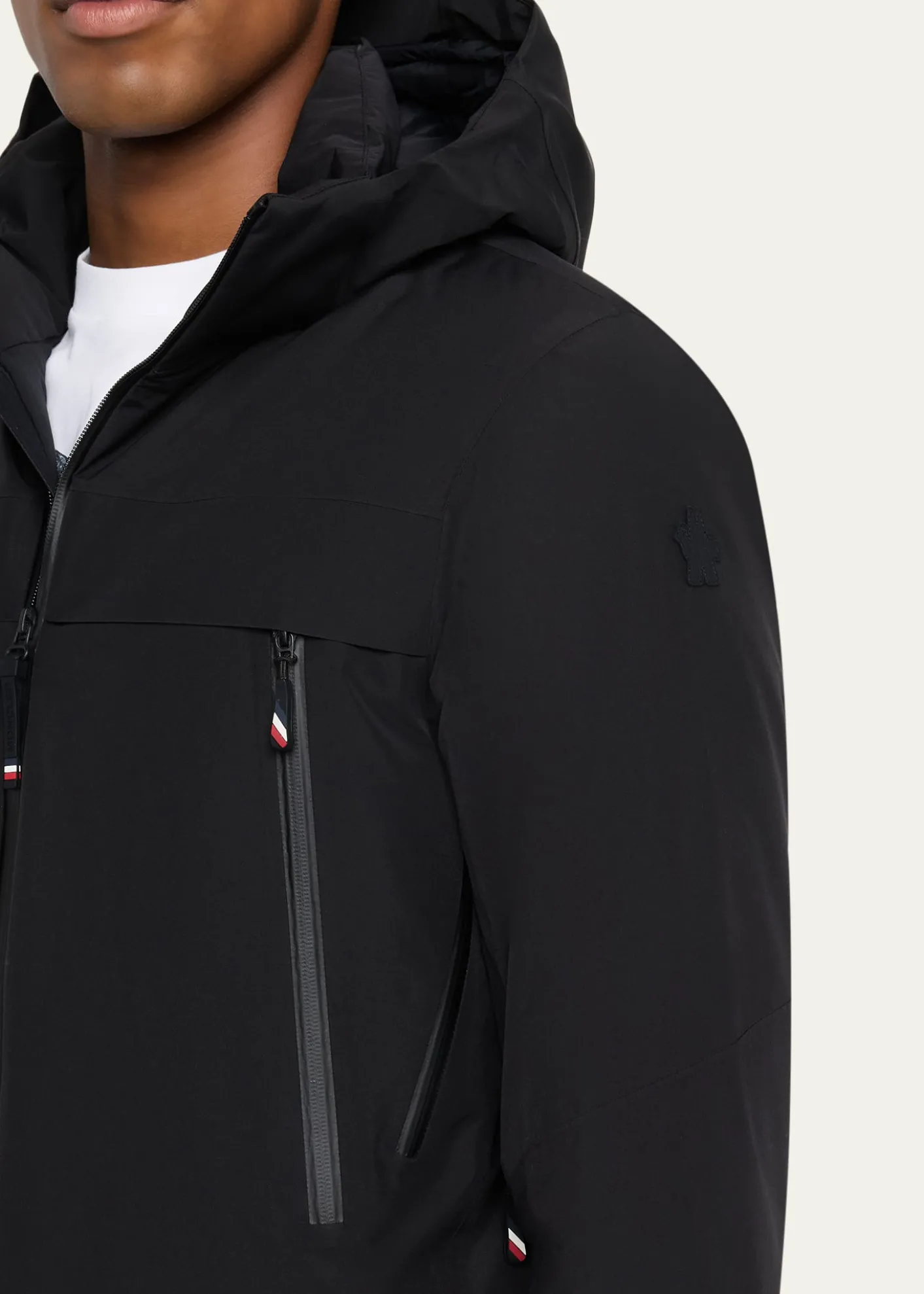 Moncler GrenobleMen's Grenoble Black Balmhorn Down Jacket