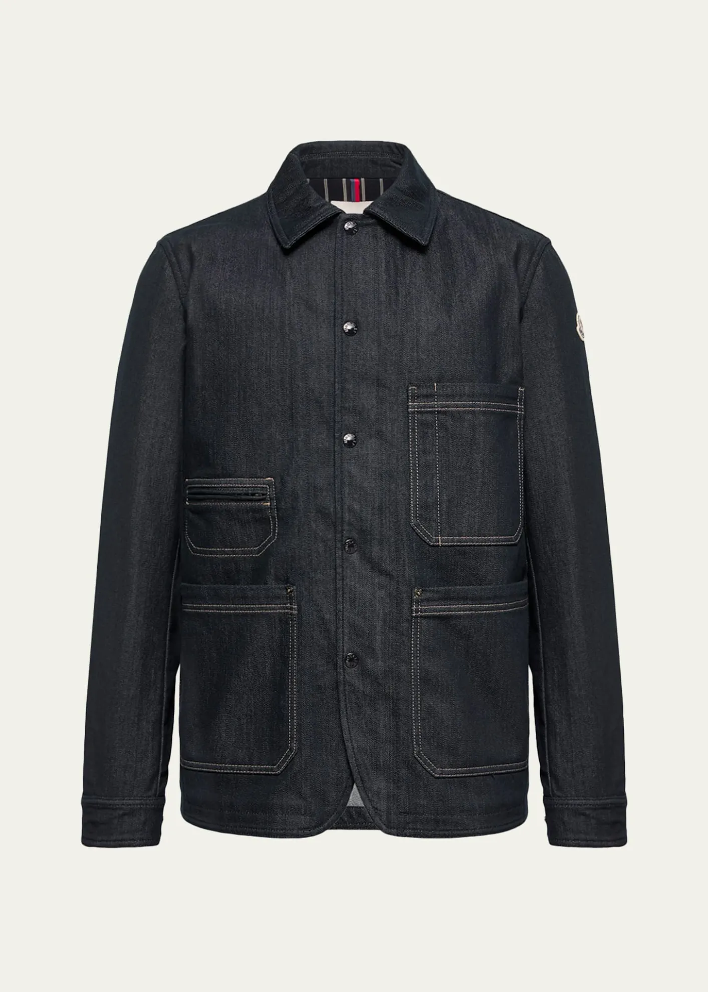 Moncler GrenobleMen's Haderu Denim Shirt Jacket