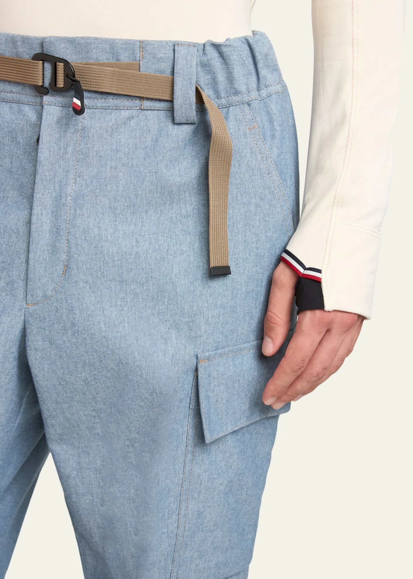Moncler GrenobleMen's Heavyweight Cotton Cargo Pants