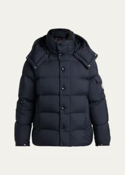 Moncler GrenobleMen's Quilted Hooded Puffer Jacket