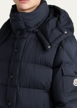 Moncler GrenobleMen's Quilted Hooded Puffer Jacket