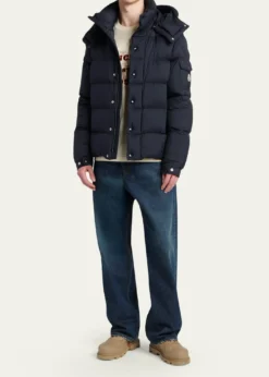 Moncler GrenobleMen's Quilted Hooded Puffer Jacket