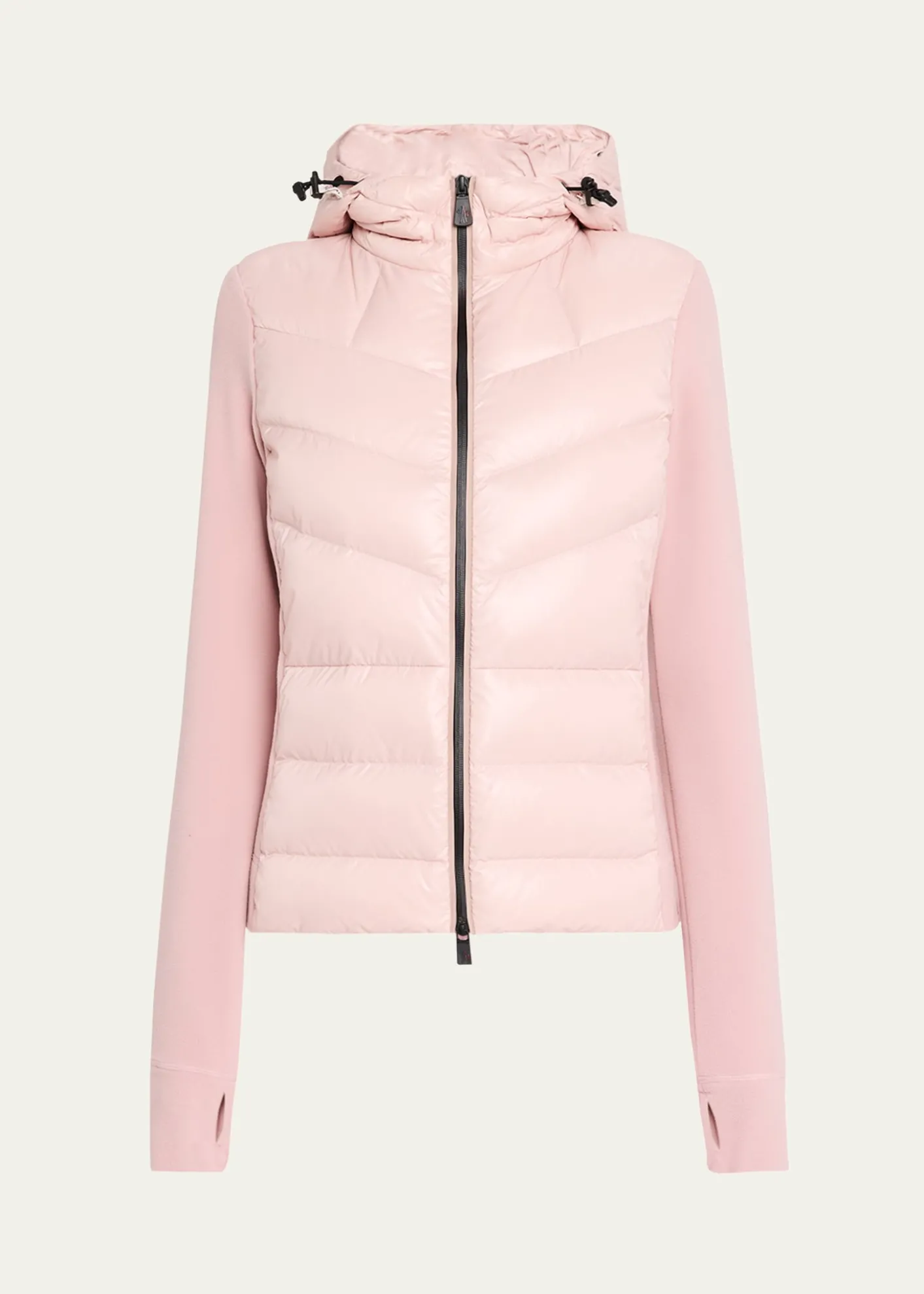 Moncler GrenoblePuffer Polar Fleece Zip-Up Cardigan