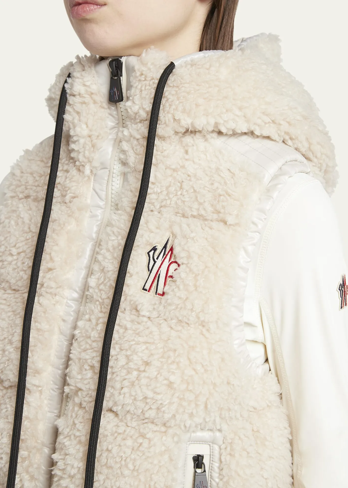 Moncler GrenobleTeddy Fleece Puffer Vest