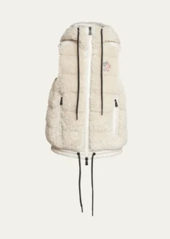 Moncler GrenobleTeddy Fleece Puffer Vest