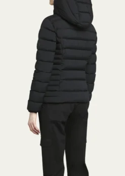 MonclerHerbe Stretch Nylon Hooded Puffer Jacket