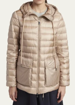 MonclerJasmin Hooded Short Down Parka