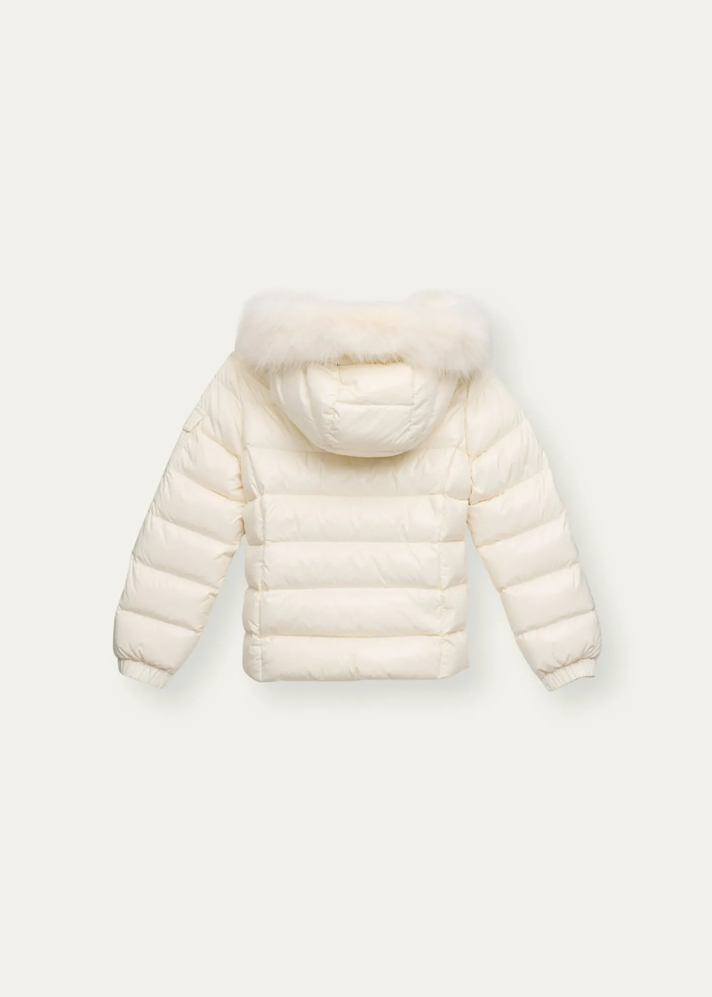 MonclerKids Bady Faux Fur Quilted Jacket, Size 4-6