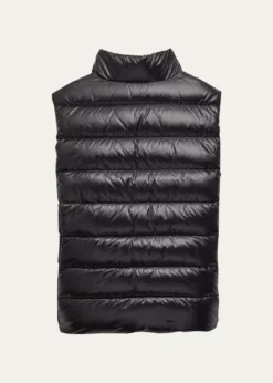 MonclerKid's Ghany Quilted Puffer Down Vest, Size 4-6