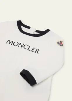 MonclerKid's Three-Piece Logo Cotton Ensemble Set, Size 1M-12M