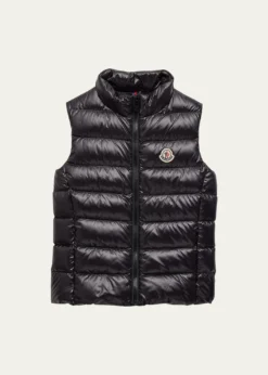 MonclerKid's Ghany Quilted Puffer Down Vest, Size 8-14