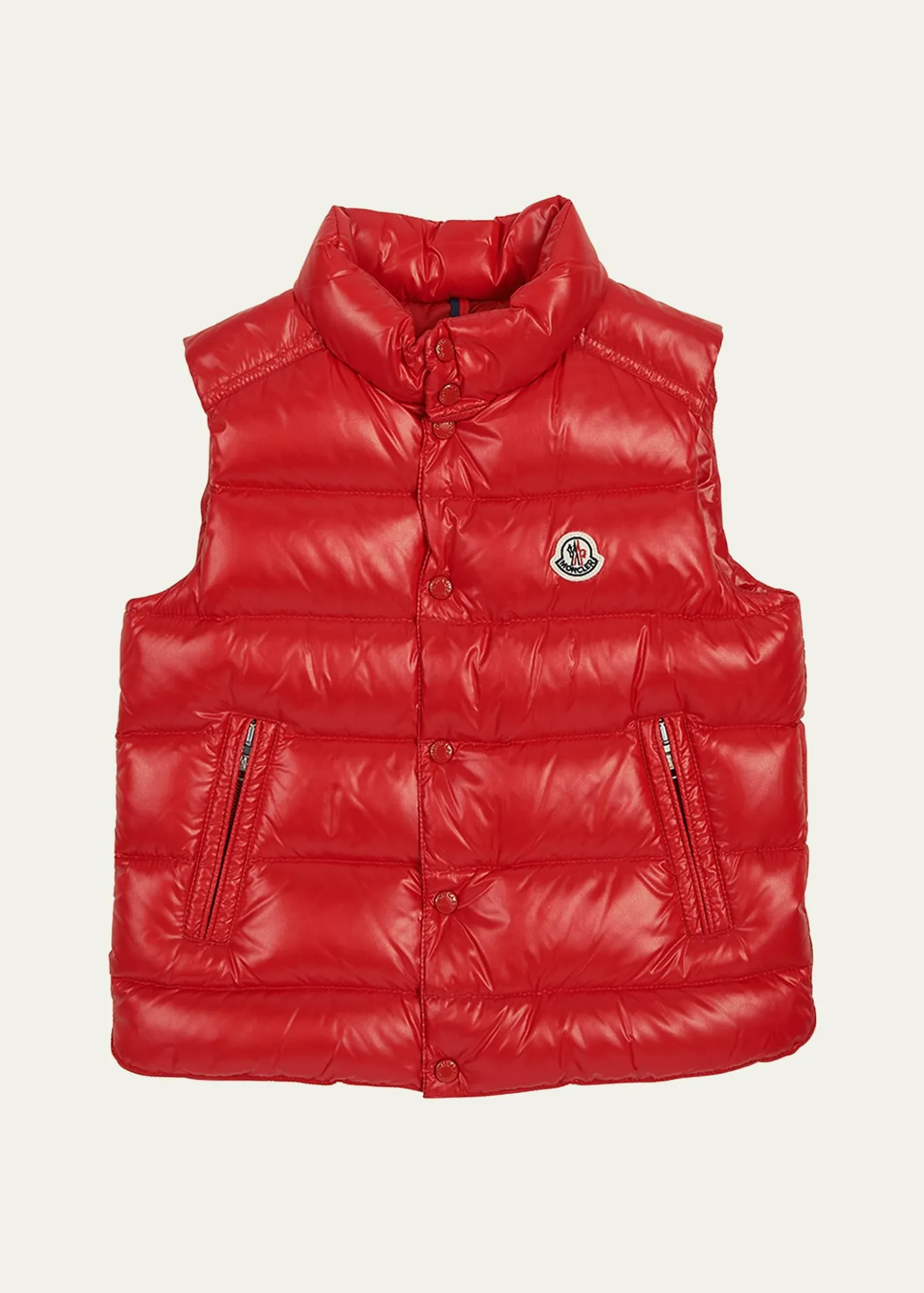 MonclerKid's Tib Logo Quilted Vest, Size 8-14