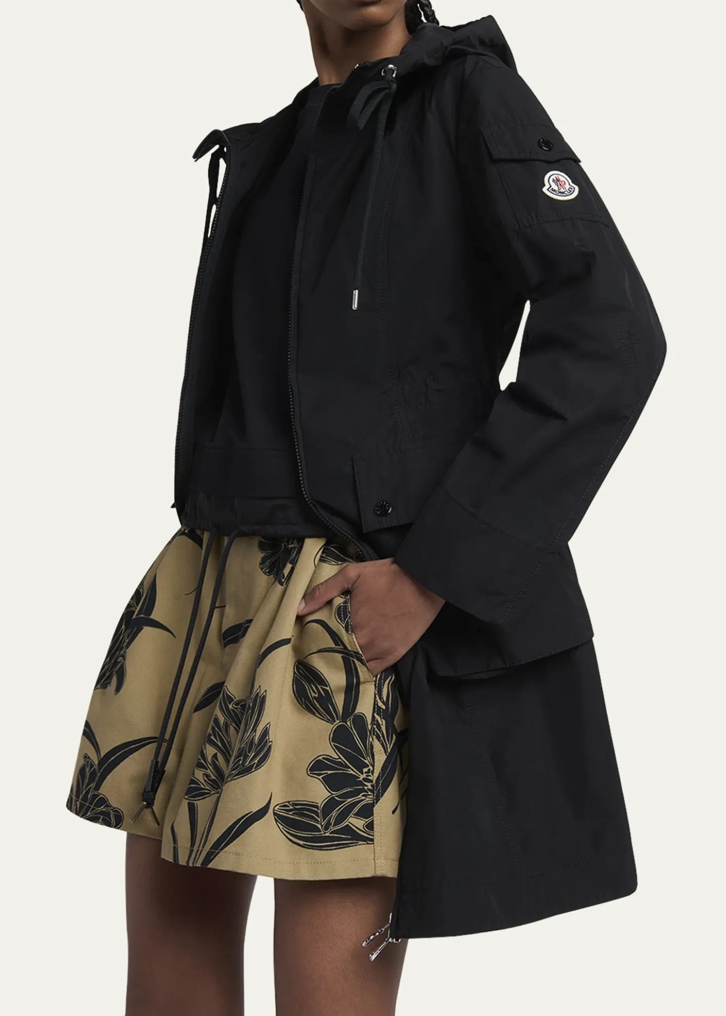 MonclerLaerte Long Hooded Parka