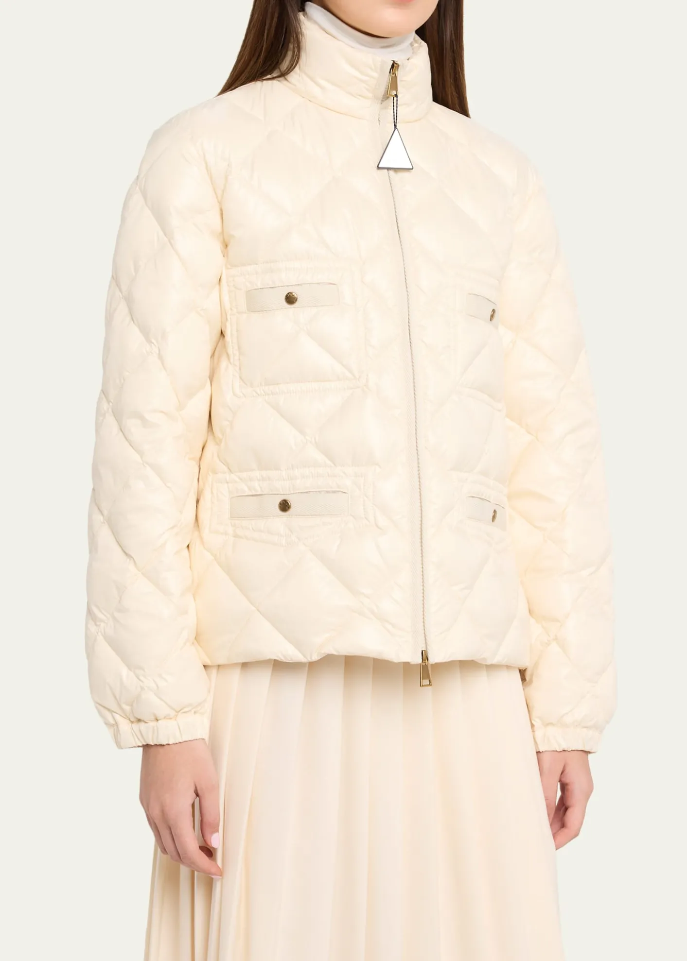 MonclerLavaret Quilted Short Down Jacket