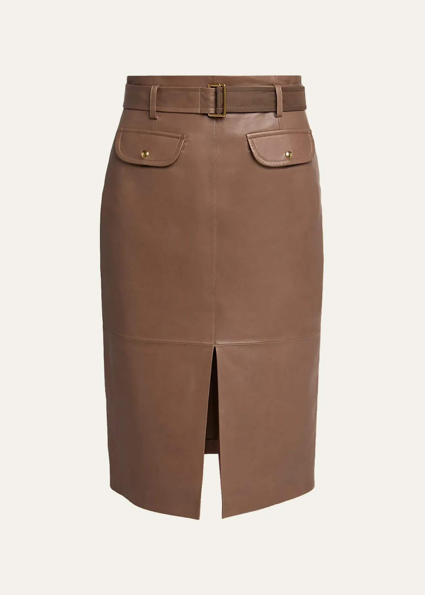 MonclerLeather Pencil Skirt