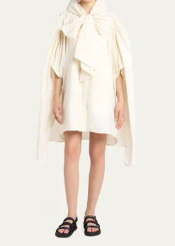 MonclerLightweight Taffeta Cape