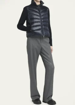 MonclerLightweight Wool Puffer Cardigan