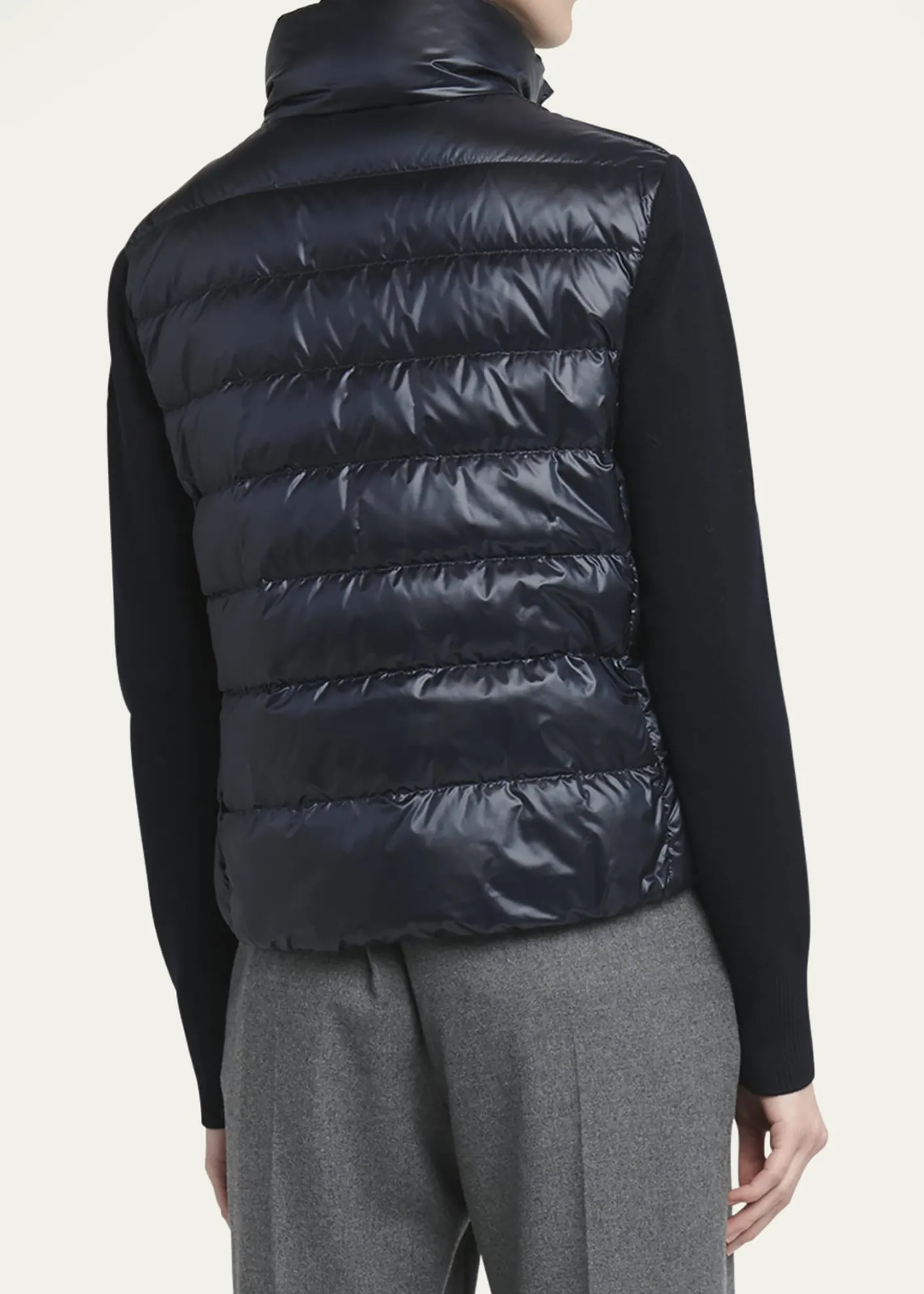 MonclerLightweight Wool Puffer Cardigan