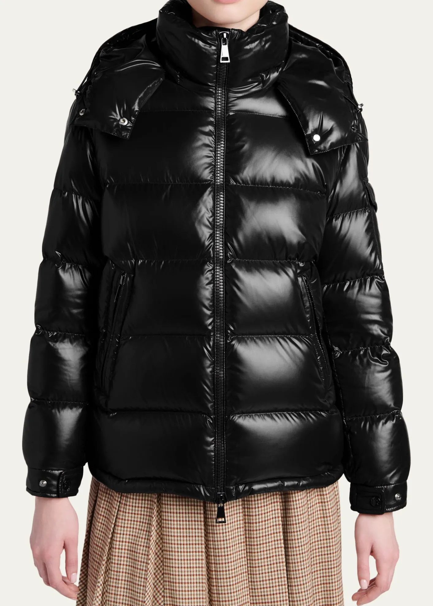 MonclerMaire Hooded Short Down Jacket