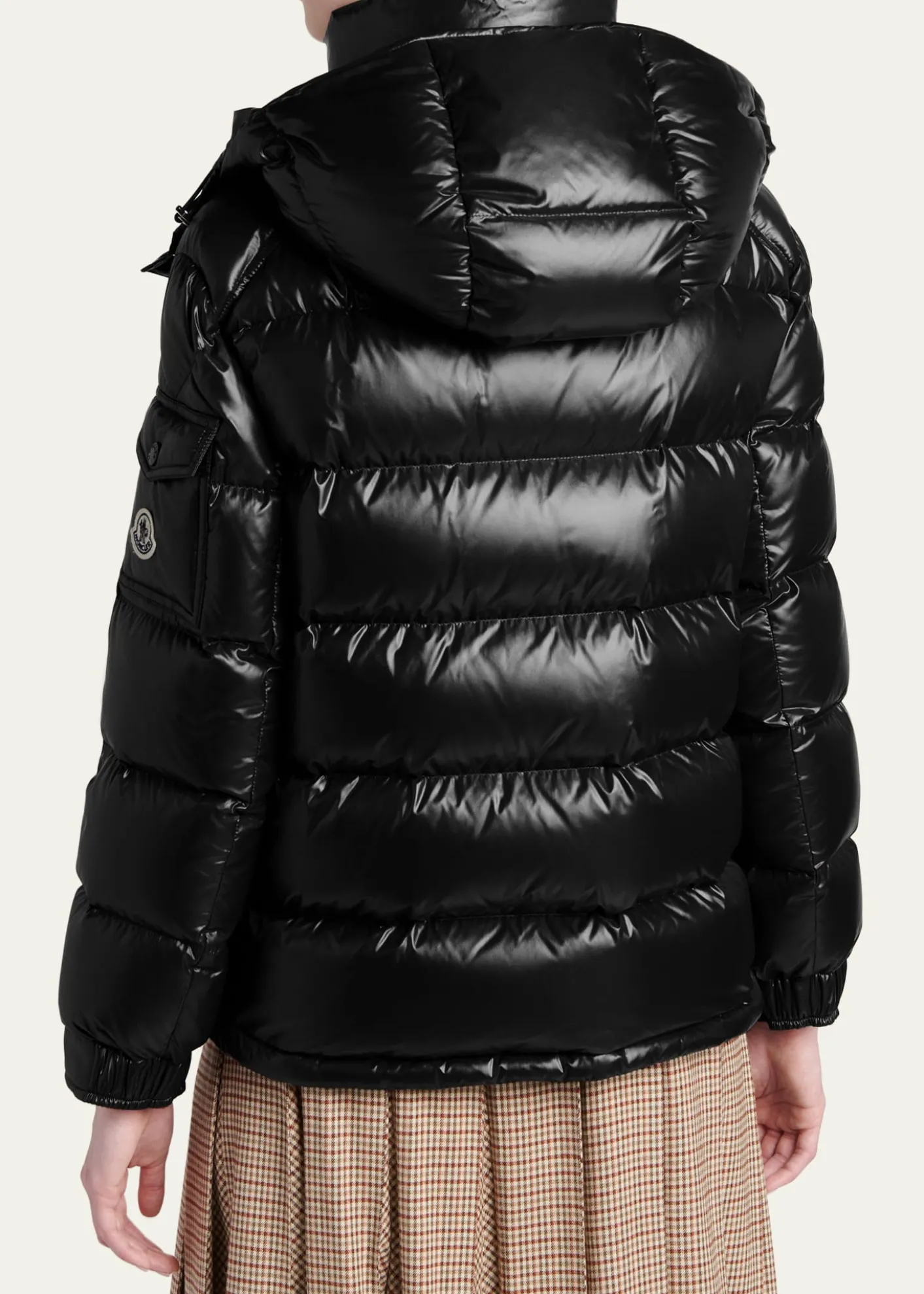 MonclerMaire Hooded Short Down Jacket