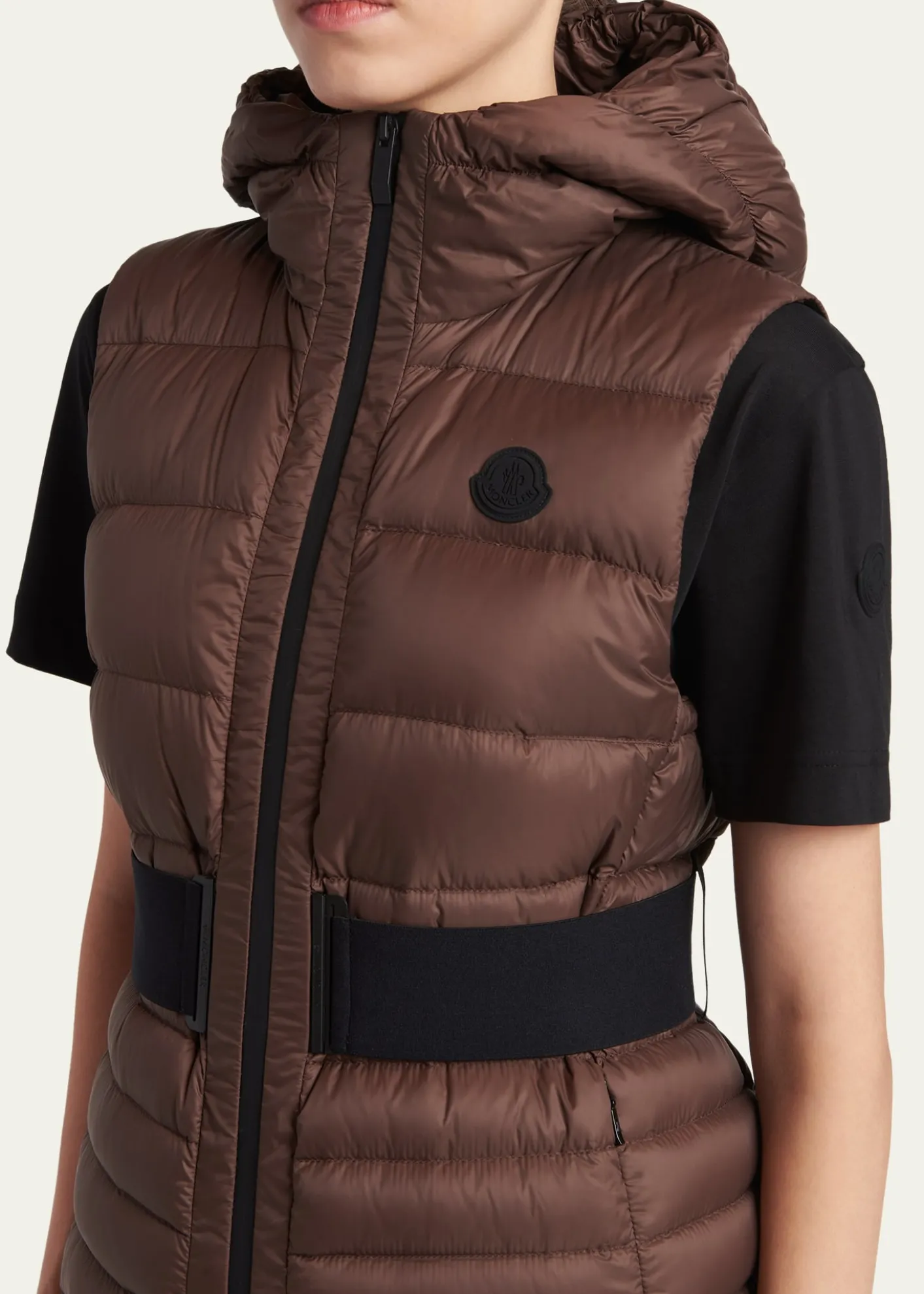 MonclerMelia Hooded Down Vest