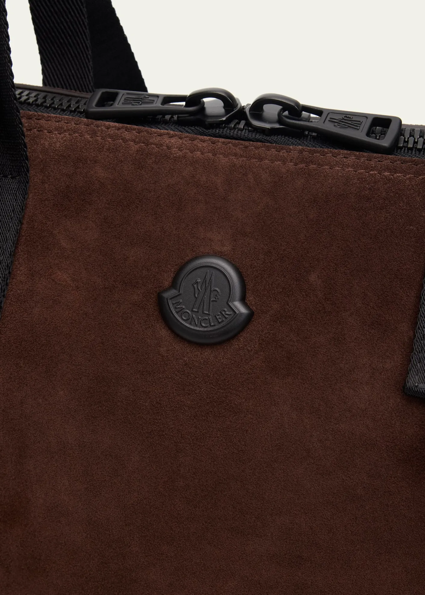 MonclerMen's Carlo Suede Leather-Trim Weekender Duffel Bag