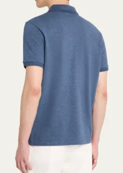MonclerMen's Chest-Logo Pique Polo Shirt