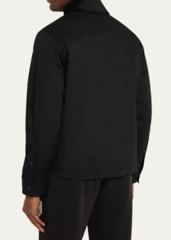 MonclerMen's Cotton-Blend Gabardine Shirt Jacket