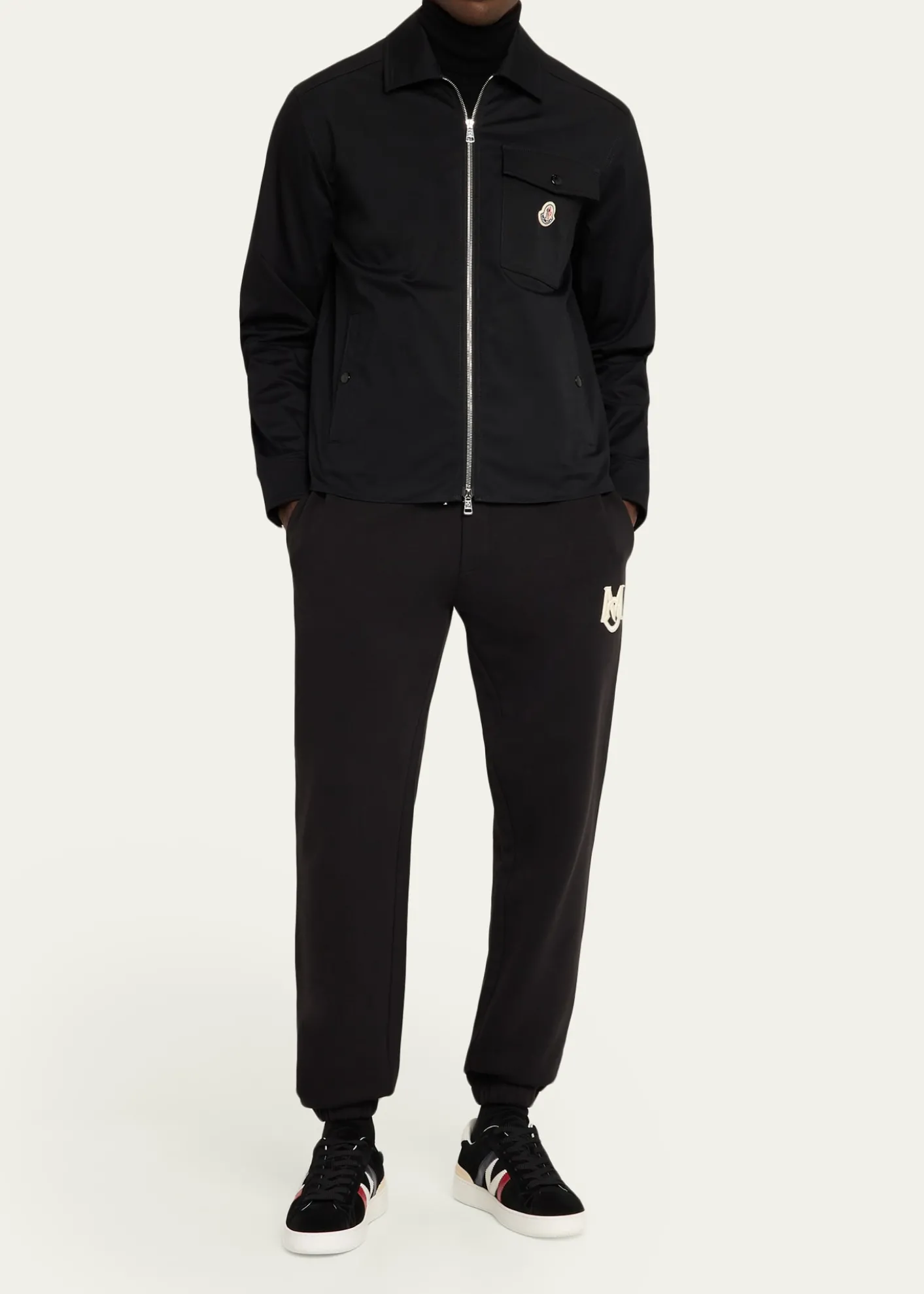 MonclerMen's Cotton-Blend Gabardine Shirt Jacket