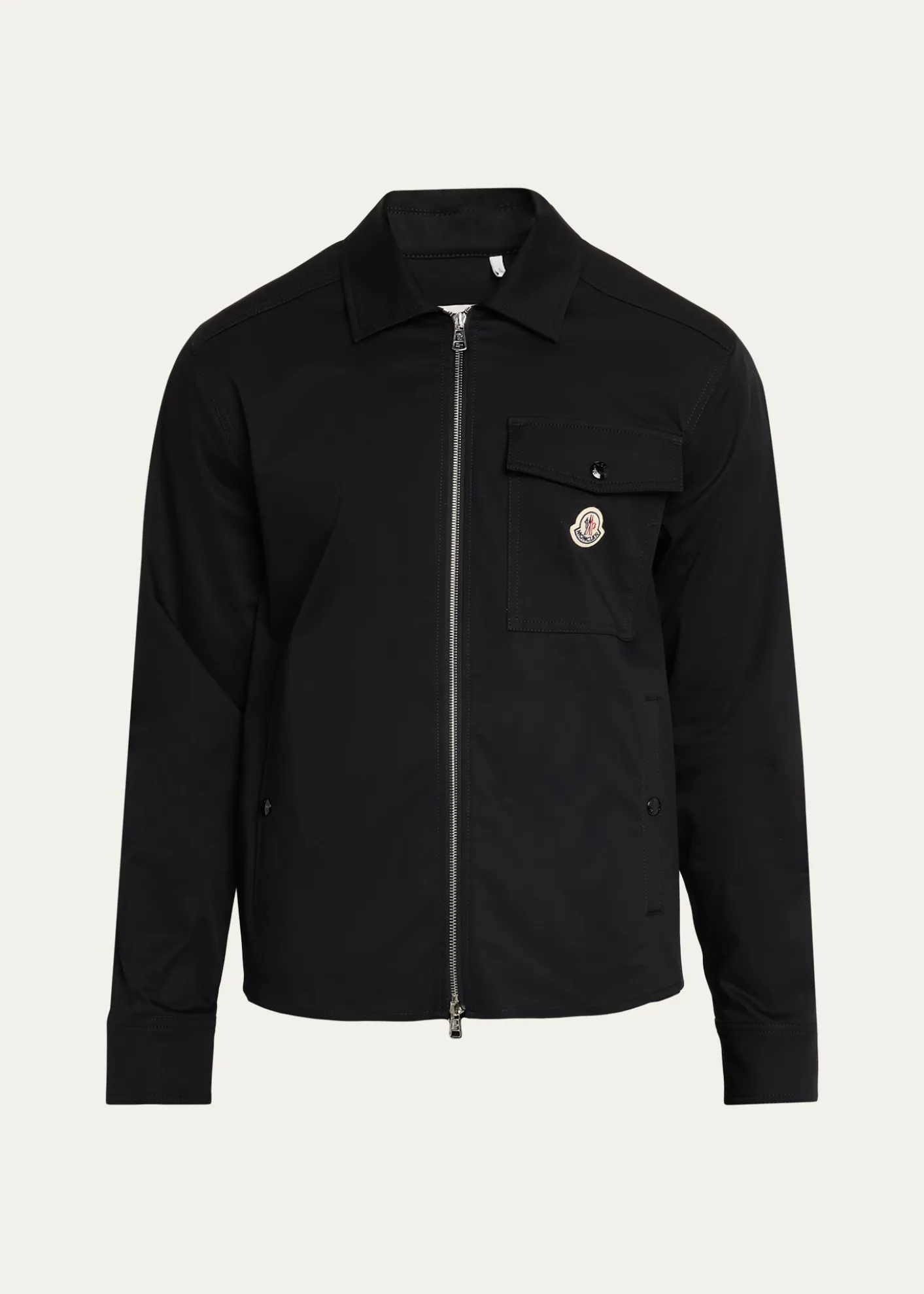 MonclerMen's Cotton-Blend Gabardine Shirt Jacket
