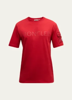 MonclerMen's Laminated Logo T-Shirt
