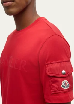 MonclerMen's Laminated Logo T-Shirt