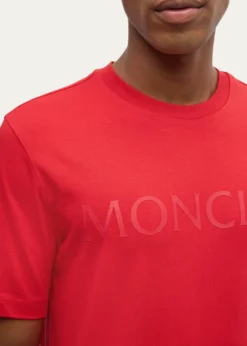MonclerMen's Laminated Logo T-Shirt
