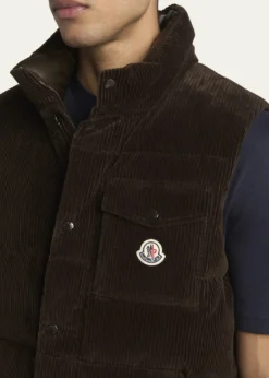 MonclerMen's Agen Full-Zip Corduroy Vest