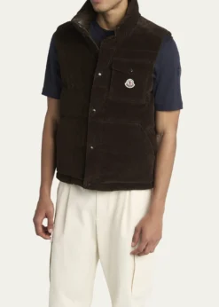 MonclerMen's Agen Full-Zip Corduroy Vest
